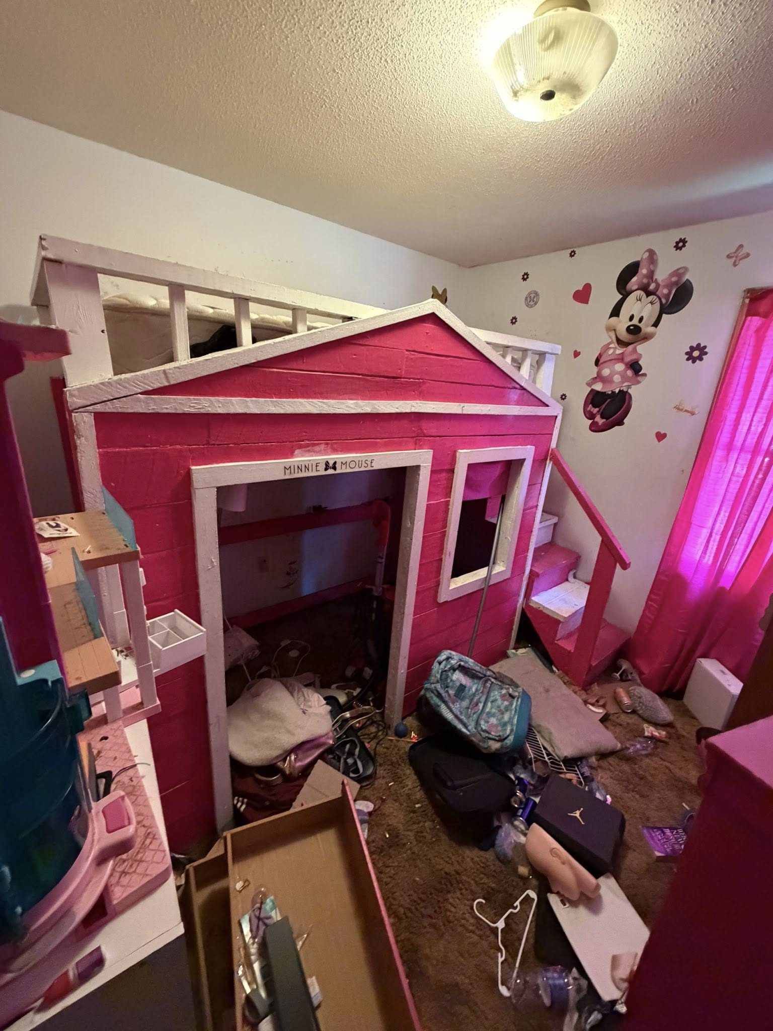 Kids room with large furniture item