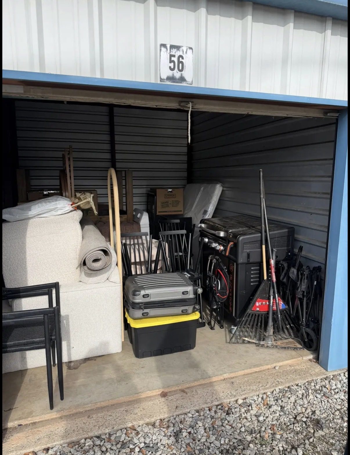 Storage unit cleanout