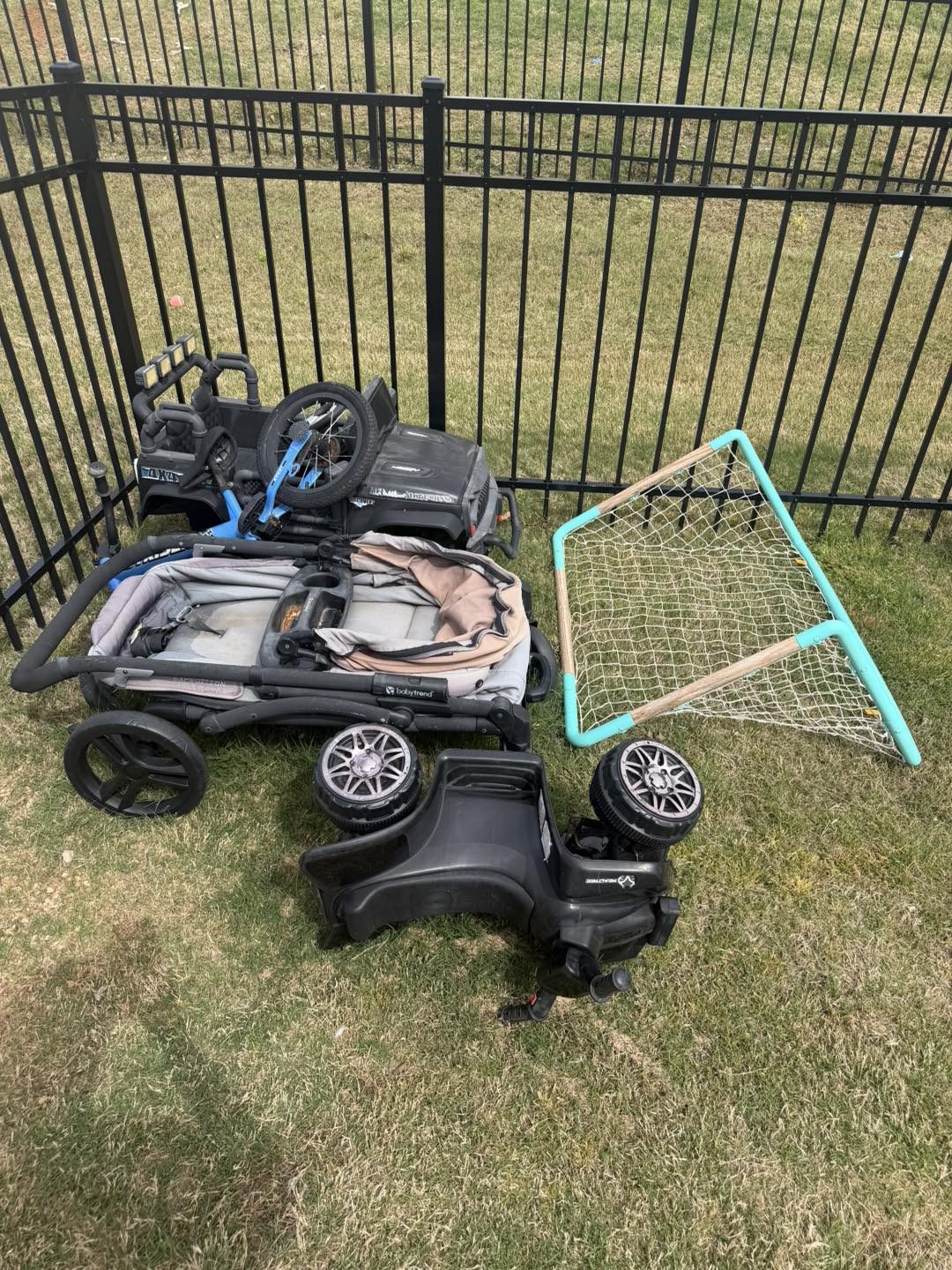 Backyard Junk Removal before junk removal by Coyles on Call