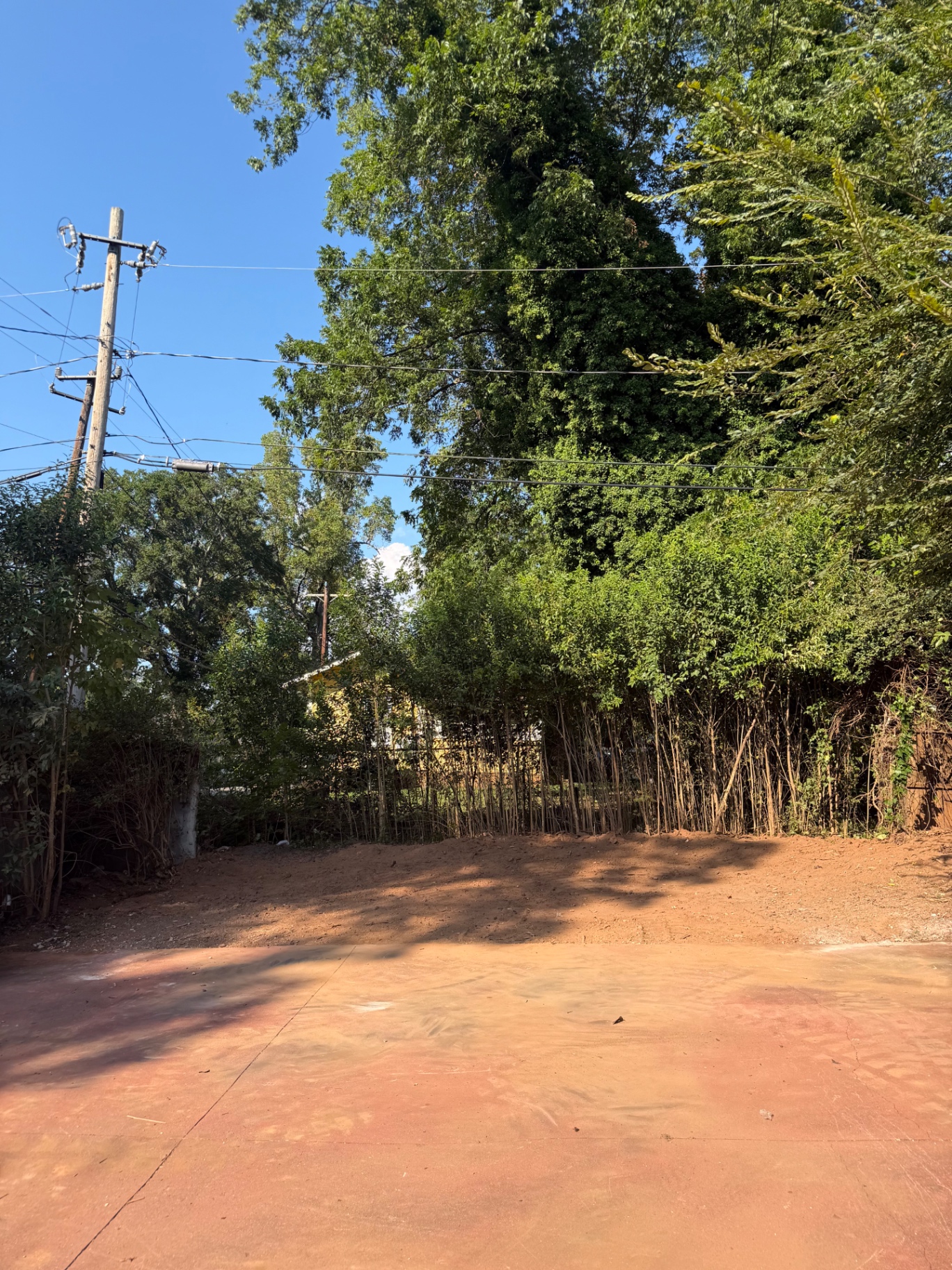 Lot cleared and graded after garage and outbuilding demolition by Coyles on Call