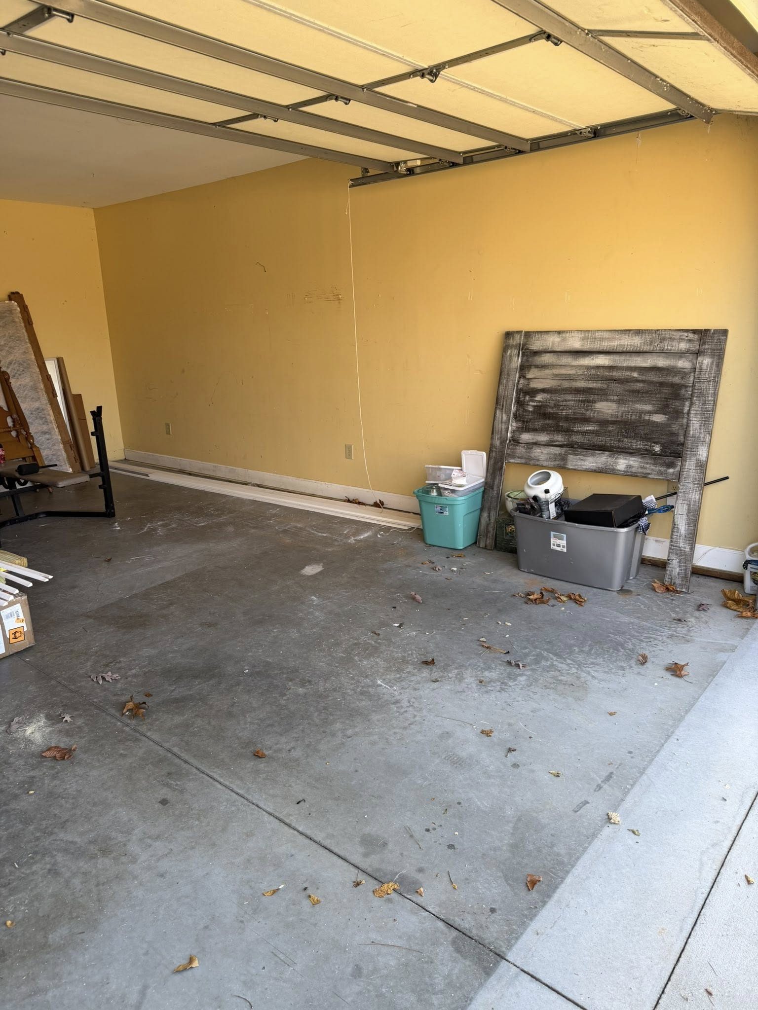 Space cleared after garage cleanout by Coyles on Call
