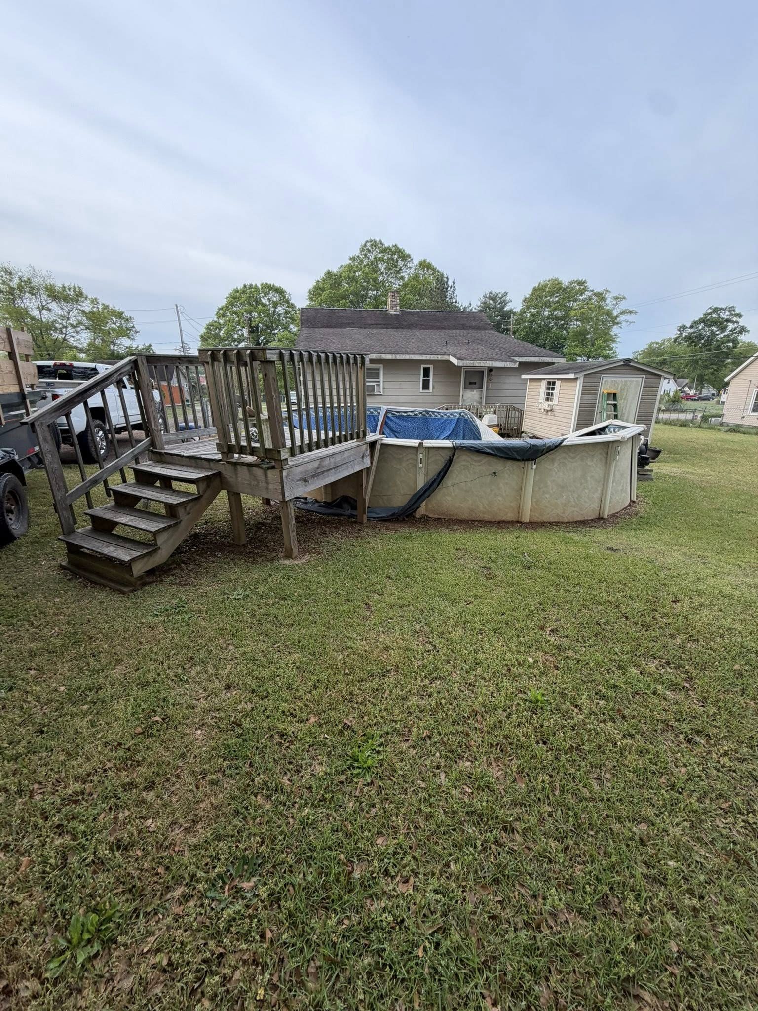 Pool and deck removal