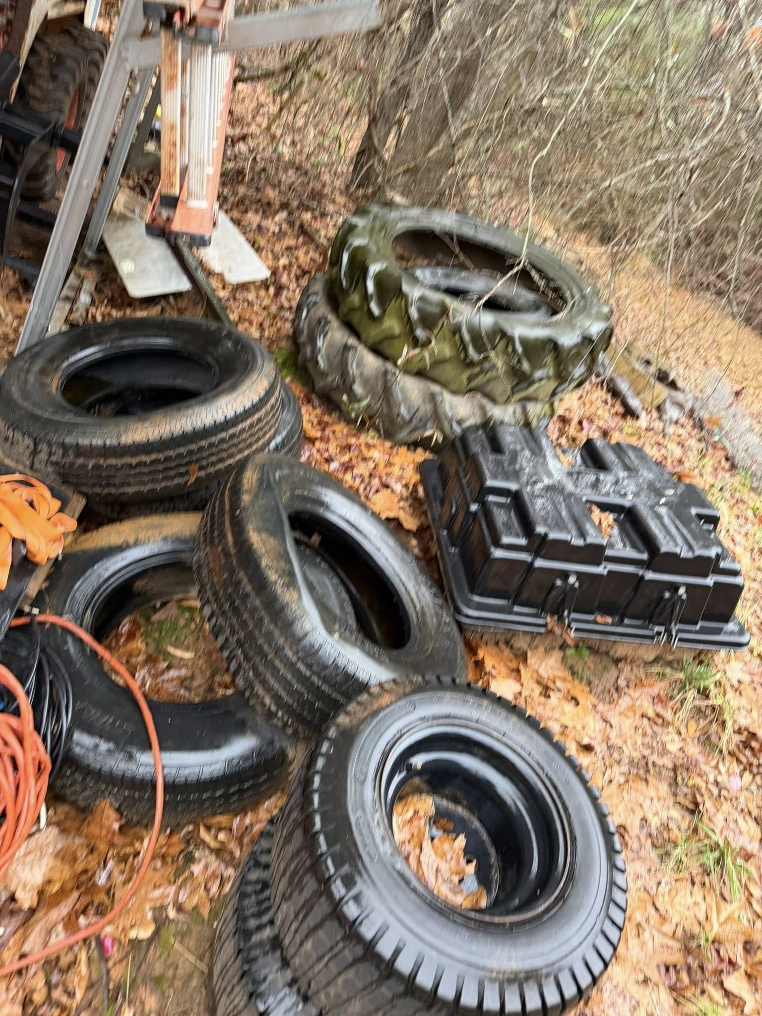 Tire and equipment removal