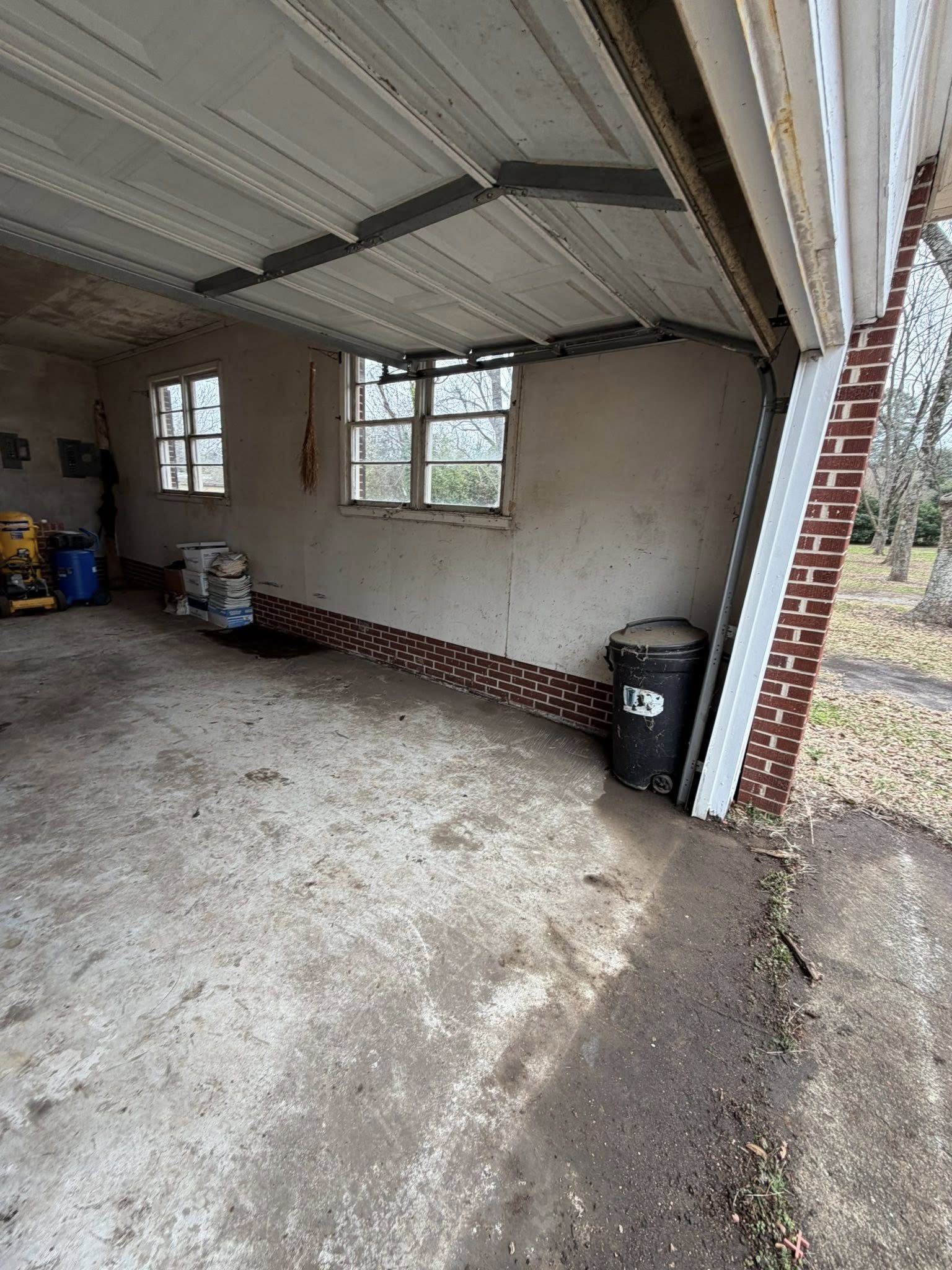 Space cleared after garage cleanout by Coyles on Call