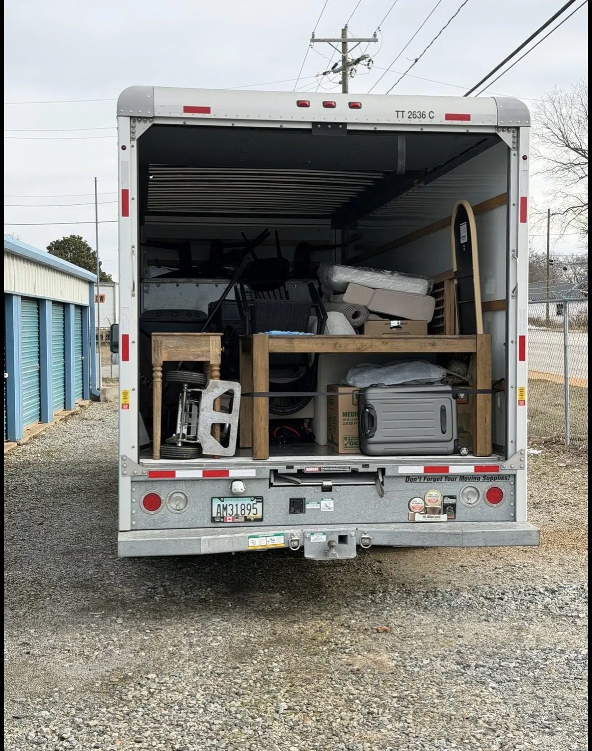 Estate cleanout with moving truck